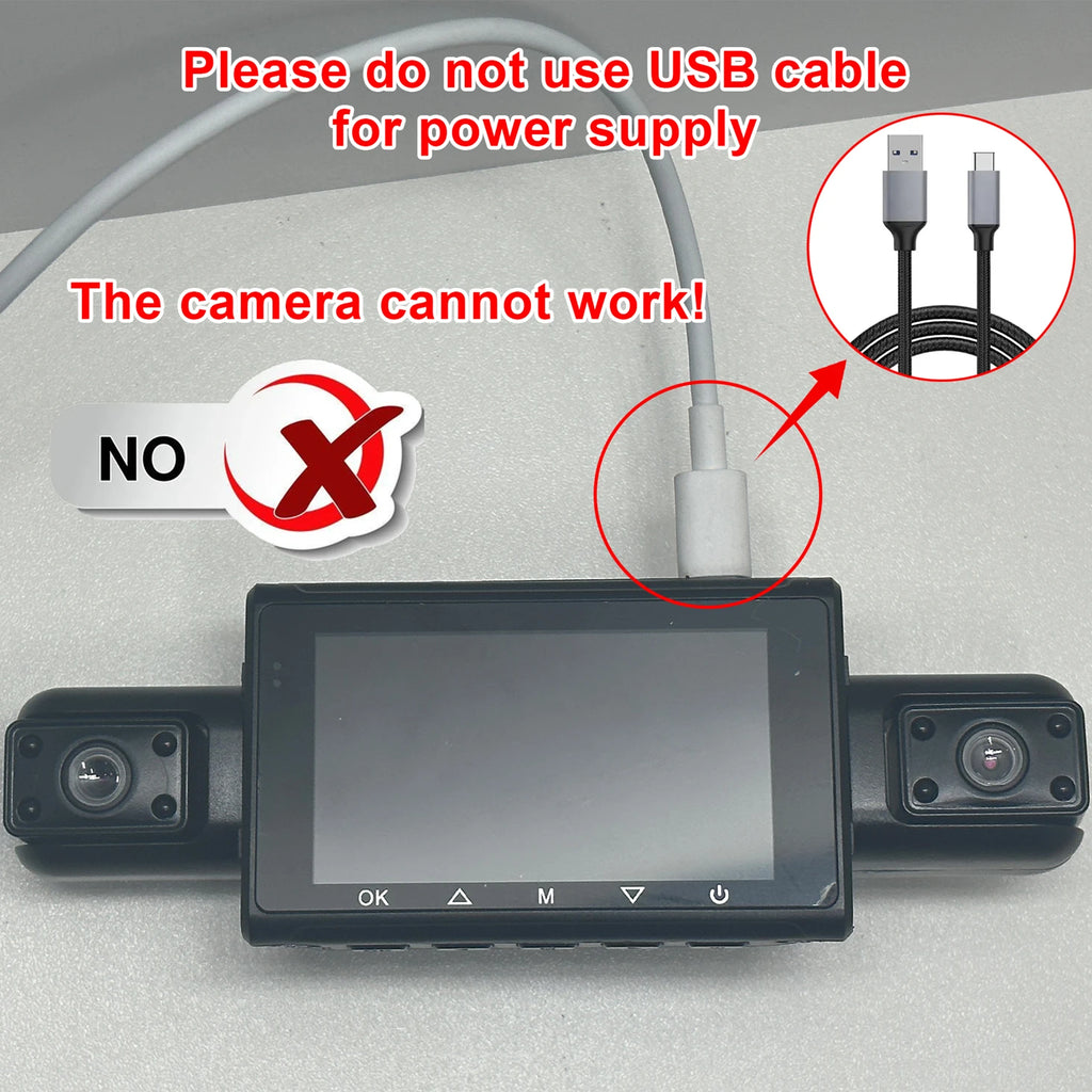 Dash Cam for Cars – 3 or 4 Camera System with WiFi, 1080P Night Vision & Parking Monitor
